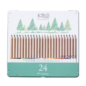 Tombow Ki-Monogatari Eco kleurpotloden in metalen doos, verpakking van 24 stuks. Tombow Ki-Monogatari Eco kleurpotloden in metalen doos, verpakking van 24 stuks.