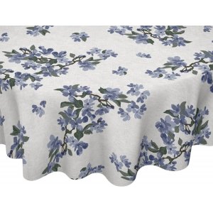 Wasdoek rond - Elsie blauw