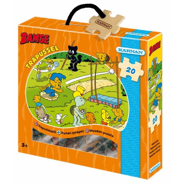 Houten puzzel Teddybeer - 20 stukjes