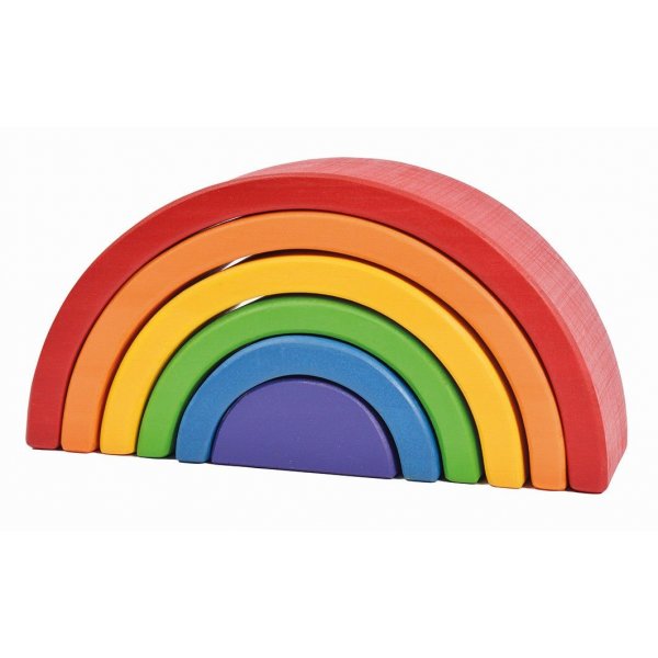 Houten regenboog 6 delen
