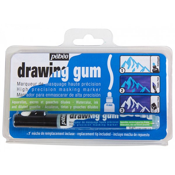 Aquarel medium - Pebeo - Potlood met maskeervloeistof 4mm