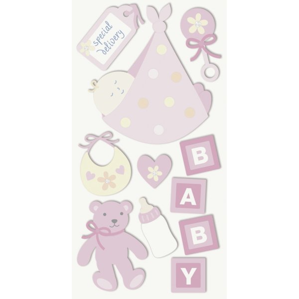Stickermix - Baby 2 - roze