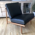 Klant imago Imitatie nappaleer Zwart - 140 cm