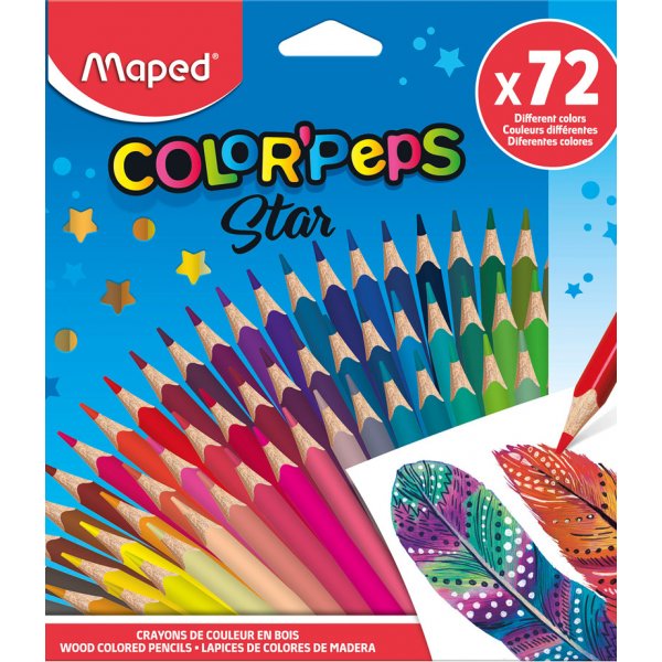 Kleurpotlodenset - Maped - ColorPeps 72-pack
