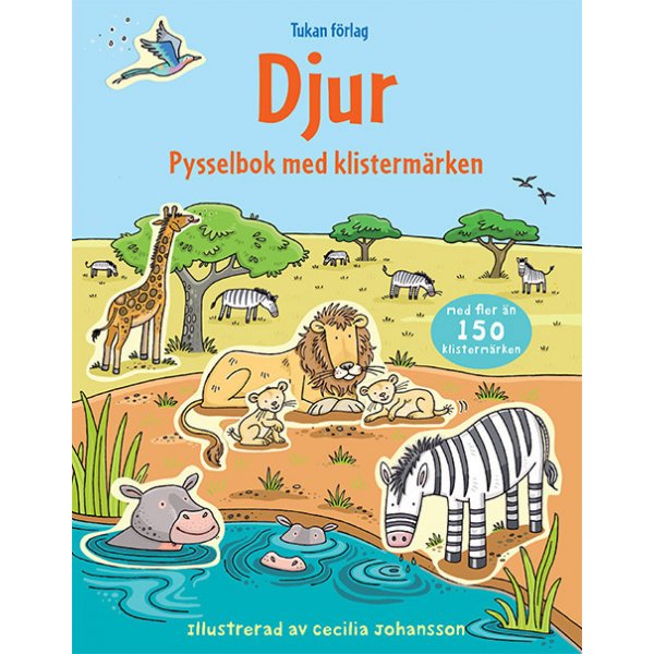 Dieren: knutselboek met stickers