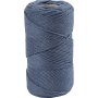 Macramgaren - blauw - 2 mm - 198 m