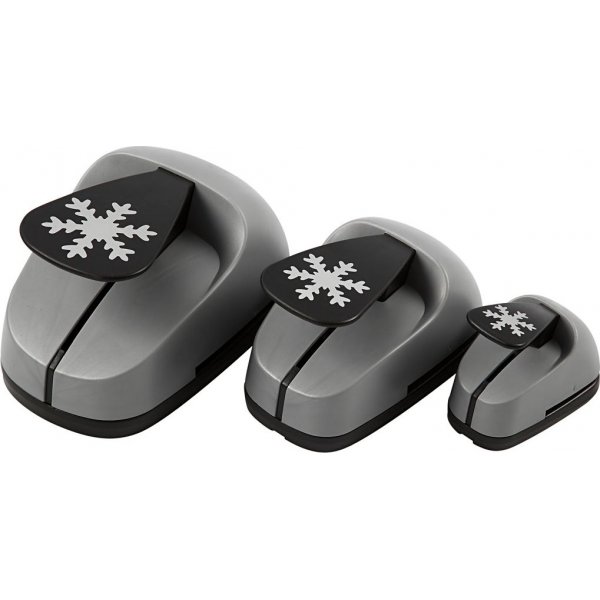 Laag-op-laag ponsen - Sneeuwvlok - 3 st