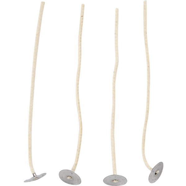 Gewaxte wieken - 10 st Gewaxte wieken - 10 st