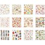 Boekje met stickers - heel jaar - 12 vellen