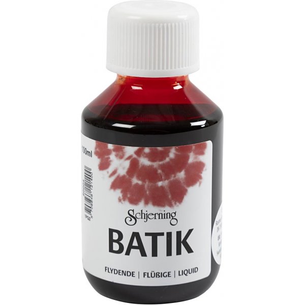 Batikverf - rood - 100 ml