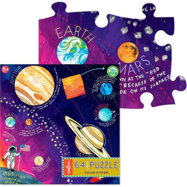 Puzzel 64 stukjes - Het zonnestelsel