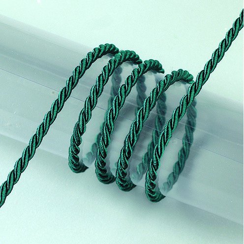 Koord viscose 4 mm - 25 meter - goudkleurig