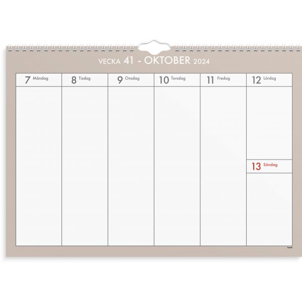 Wandkalender 24/25 - Weekplan Wandkalender 24/25 - Weekplan
