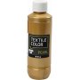 Textielkleur - goud - parelmoer - 250 ml