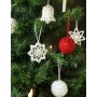 Haakpatroon - Gehaakte placemat, servetring, ronde en vierkante mand, kerstboomversiering
