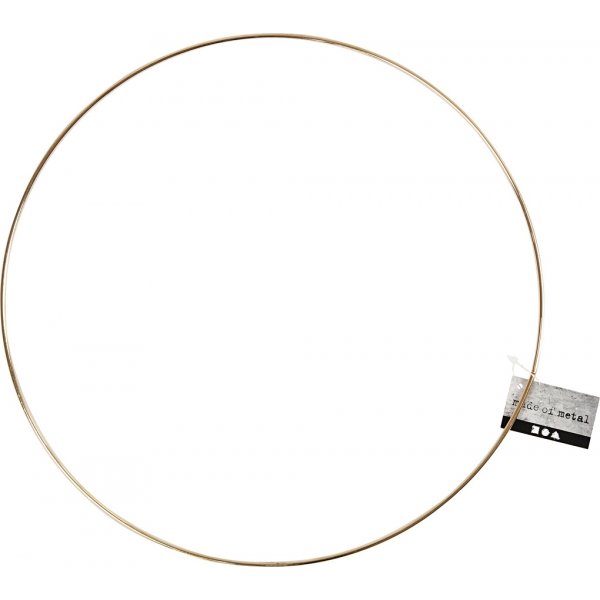 Metalen ring - goud - Ø30 cm Metalen ring - goud - Ø30 cm