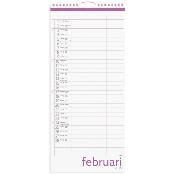 Familiekalender 24/25 - Klein Familiekalender 24/25 - Klein