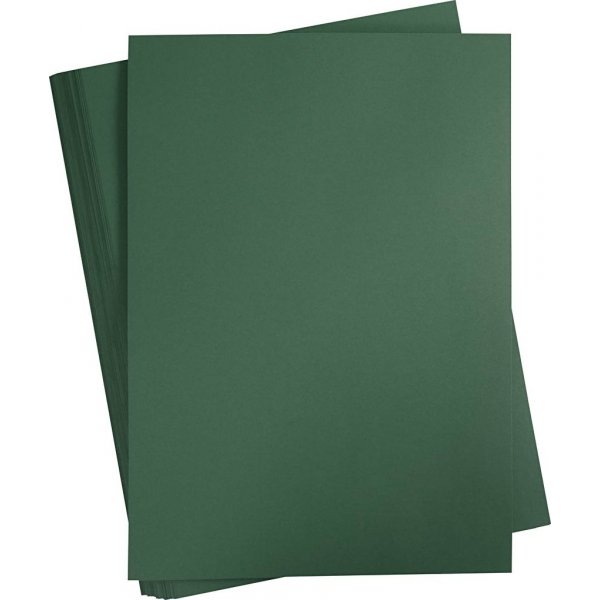 Gekleurd karton - donkergroen - A2 - 180 gr - 100 vellen