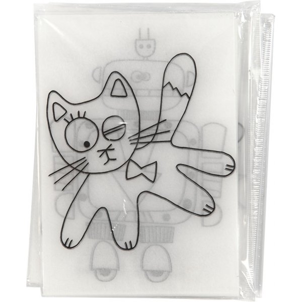 Krimpfolie vellen met motieven - mat transparant - 36 vellen Krimpfolie vellen met motieven - mat transparant - 36 vellen