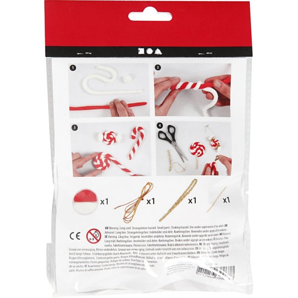 Mini DIY Kit - Kerstballen als hangers Mini DIY Kit - Kerstballen als hangers