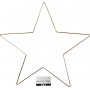 Metalen ster - goud