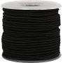 Elastisch koord 2 mm - zwart - 25 m