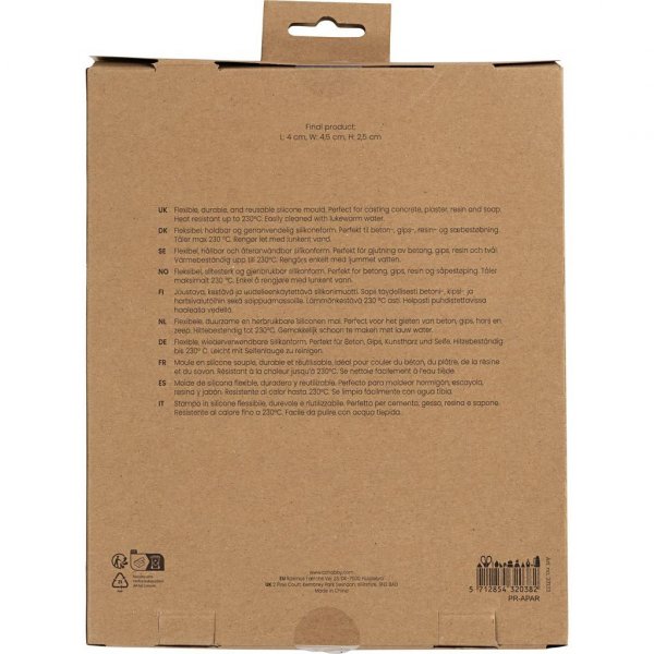 Siliconen mal - kleine zandkoekkoekjes