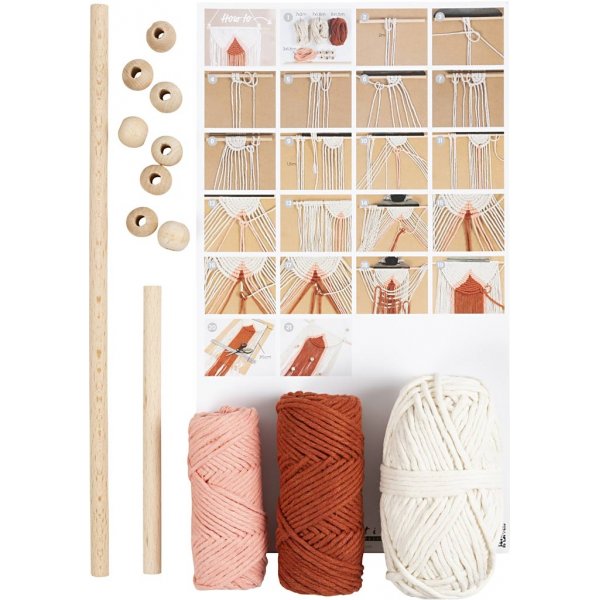 DIY Kit Macramé - Wanddecoratie DIY Kit Macramé - Wanddecoratie