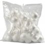 Piepschuim balletjes - wit - 6 cm - 50 st