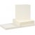 Kaarten en enveloppen - gebroken wit 16 x 16 cm - 50 sets Kaarten en enveloppen - gebroken wit 16 x 16 cm - 50 sets