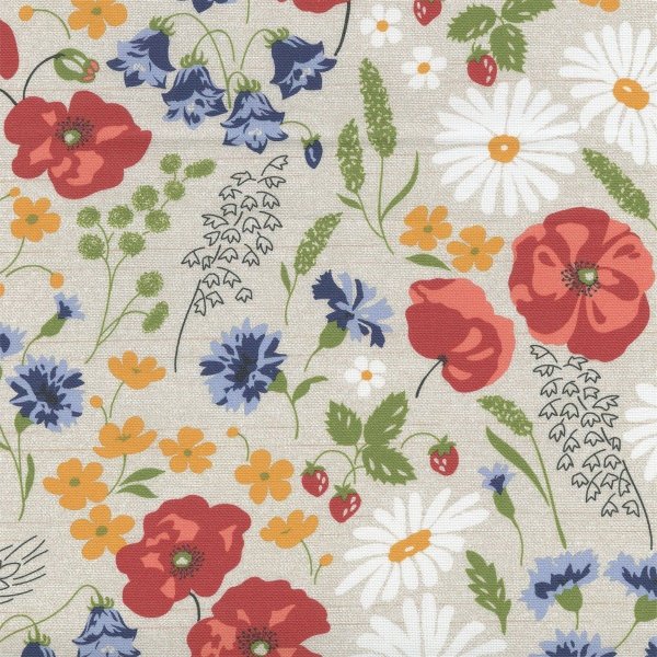 Midzomer textielwasdoek multi
