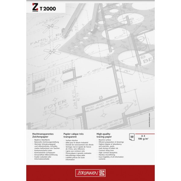 Schetsblok - A4 100g T2000 (50 pagina\\\'s)