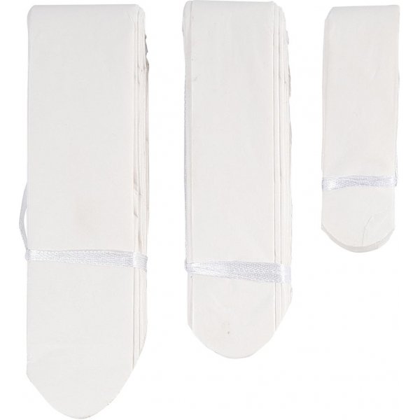 Papieren pompons - wit - 3 st Papieren pompons - wit - 3 st