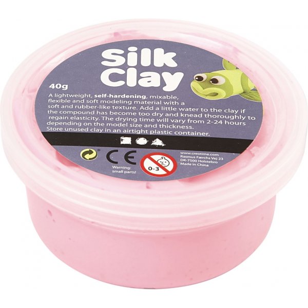 Silk Clay - roze - 40 gr