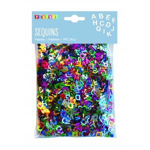 Pailletten 50 g letters Pailletten 50 g letters