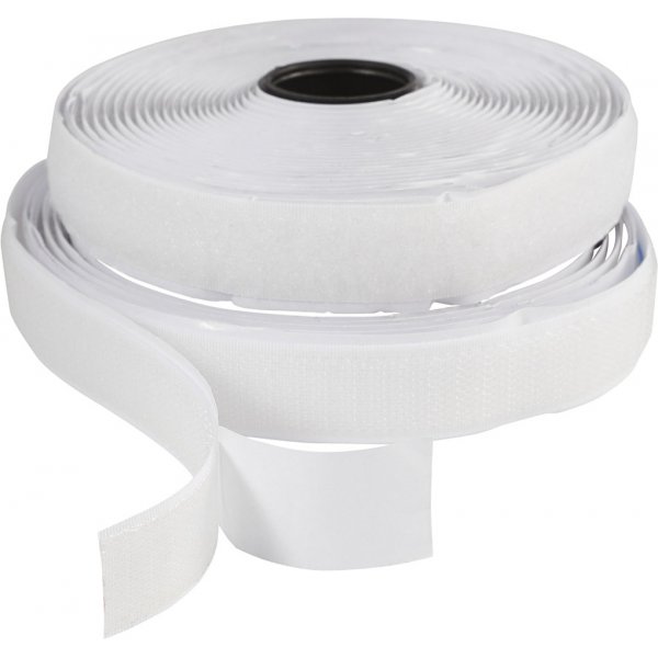 Klittenband - wit - zelfklevend - 5 m Klittenband - wit - zelfklevend - 5 m