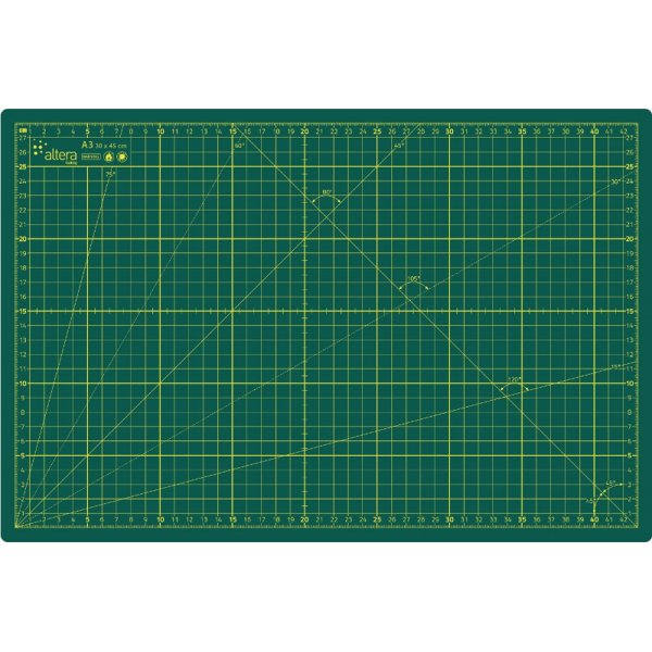 Altera Hobby Line Snijmat 3mm Groen