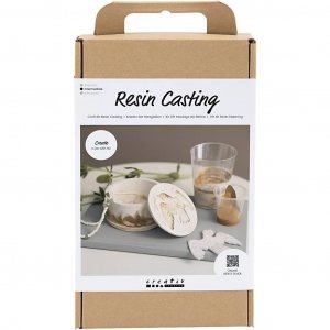 DIY-pakket - Kom met deksel van gegoten hars DIY-pakket - Kom met deksel van gegoten hars