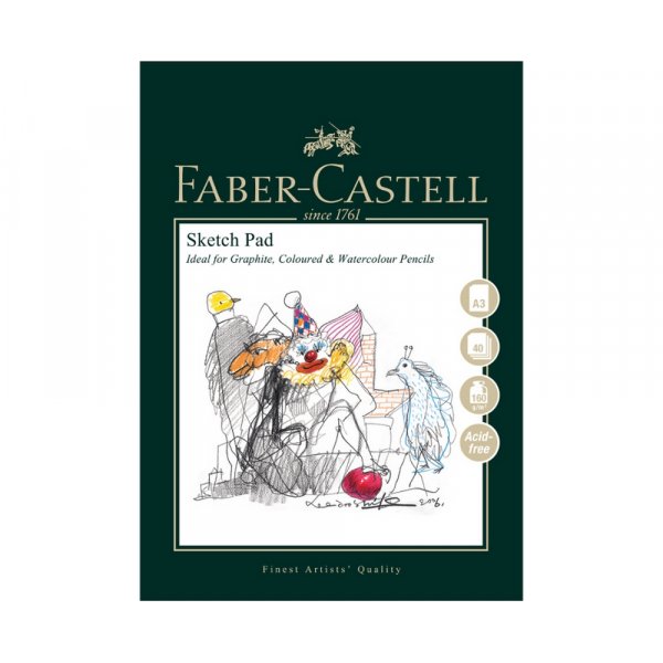 Tekenblok Faber-Castell 160gr Gelijmd - A3