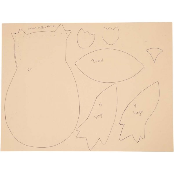 Decoratief rubber - gemengde kleuren - A4 - 30 st