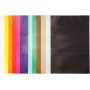Glanzend papier - gemengde kleuren - 100 vellen