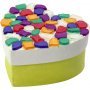 Papaskar - bruin - wit - 30 st