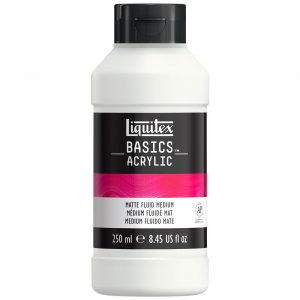 Acryl medium - Liquitex Basics Additives - 250ml - Fles Matte Fluid Medium