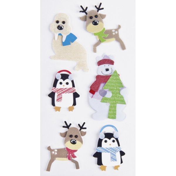 Stickermix - Kerstdieren