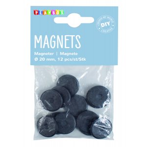 Magneten Ø 20 mm - 12 st Magneten Ø 20 mm - 12 st