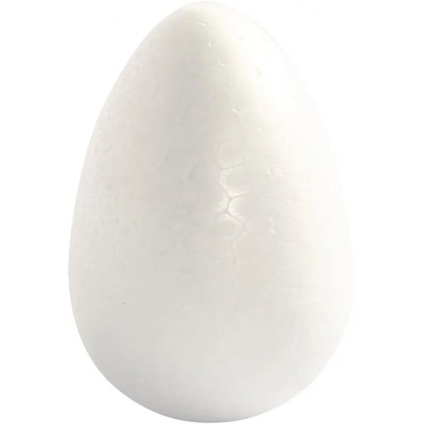 Frigolit eieren - Wit - H12 cm - 5 st