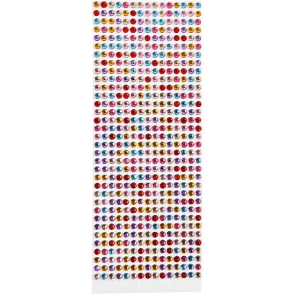 Strassstickers - gemengde kleuren - 10 vellen Strassstickers - gemengde kleuren - 10 vellen