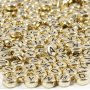 Letterkralen - goud - 7 mm - ca. 200 st