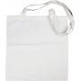 Textieltas met lang hengsel - wit - 10 st