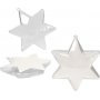 Decoratieve ster - transparant - 5 st
